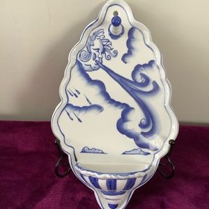 Holy water wall fountain